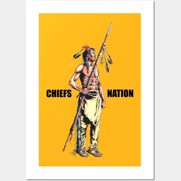 Chiefs Wall Art by wizooherb